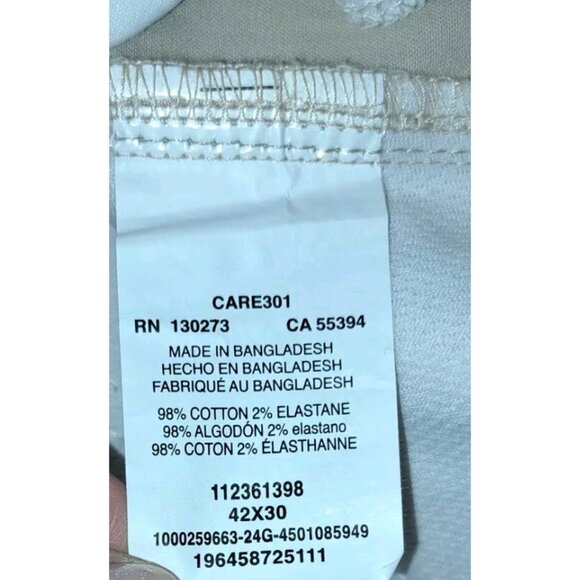 Lee NEW Men's Beige Active Stretch Motion Flex Slim Straight Pants 42x30 - Picture 4 of 8